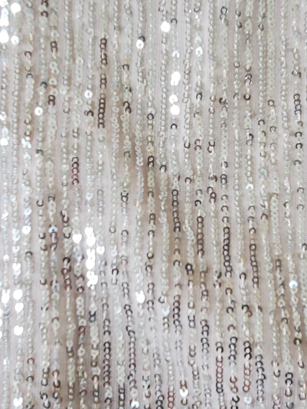 LOFT Blush Sequin Pencil Skirt Size 4